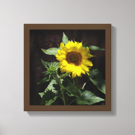 Impressão Em Tela Olá Sunshine - Tela de Designer Girassol Gigante