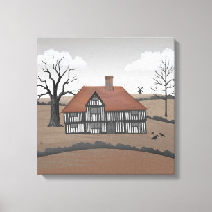 Impressão Em Tela Old Crow Manor