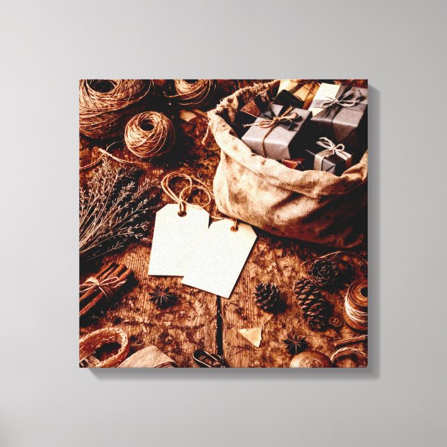 Impressão Em Tela Old Gift Bag (Frente)