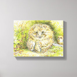 Impressão Em Tela Old Mr Prickly Pin (Hedgehog) (por Beatrix Potter)