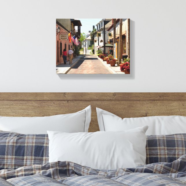 Impressão Em Tela Oldest street St. Augustine, Florida (Insitu(Quarto))