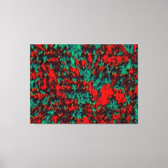 Impressão Em Tela Óleo de Abstrato de Teoria de Gato de Schrodinger (Frente)