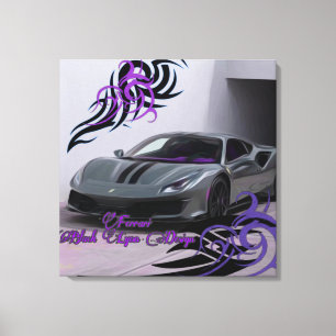 Impressão Em Tela Óleo de Jhgf Black Lyon design