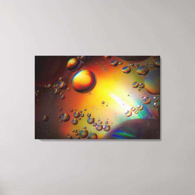 Impressão Em Tela Óleo na água (Frente)