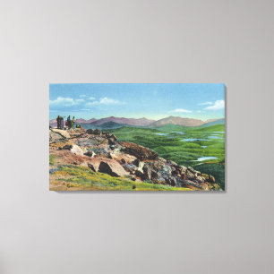 Impressão Em Tela Olhando para baixo do Memorial Whiteface Hwy