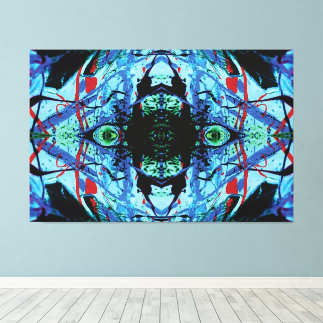 Impressão Em Tela Olhe para mim 63x42 (Insitu(piso de madeira))