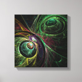 Impressão Em Tela Olho para a Abstrato de Arte Negra e Branca
