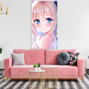 Impressão Em Tela Olhos Azuis QT 3