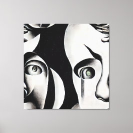 Impressão Em Tela Olhos da Ilusão