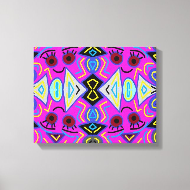 Impressão Em Tela Olhos de artista (Frente)