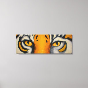 Impressão Em Tela Olhos de Tigre