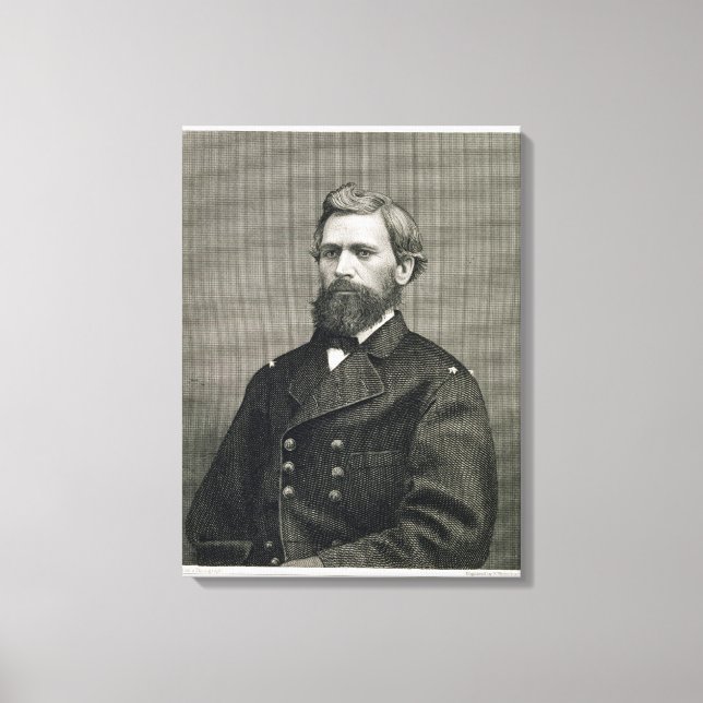 Impressão Em Tela Oliver Otis Howard (1830-1909), gravado por Robert (Frente)