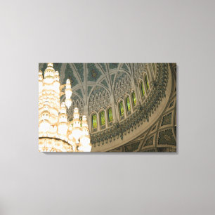 Impressão Em Tela Omã, Muscat, mesquita Sultan Qaboos