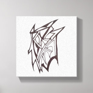Impressão Em Tela Onda Viva Abstrata