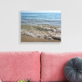 Impressão Em Tela Ondas de Areia e Mar