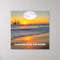 Ondas de oceano azul