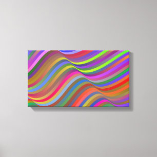 Impressão Em Tela ondas do mar