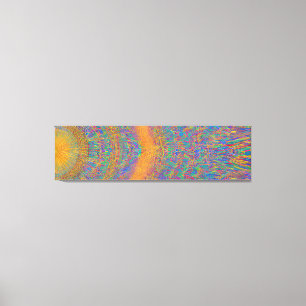 Impressão Em Tela Ondas Fracionadas de Capa de abstrato 27