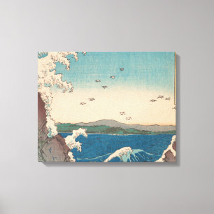 Impressão Em Tela Ondas Japonesas Naruto Redemoinho Oceano Arte
