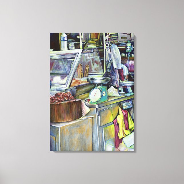 Impressão Em Tela Onde está o Cabeça de Peixe Curry Singapura? (Frente)