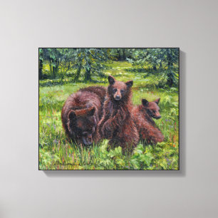 Impressão Em Tela "Onde está o Cachinhos Dourados?"