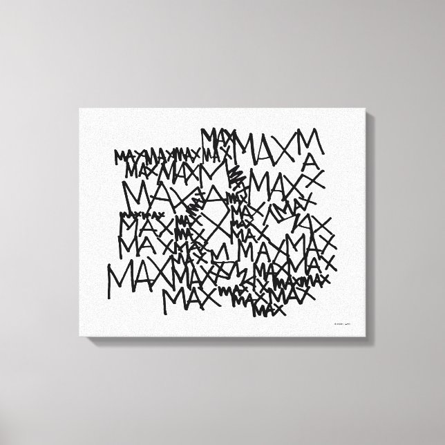 Impressão Em Tela Onde estão as coisas selvagens | Máx. Repetido (Frente)