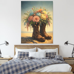 Impressão Em Tela Onde o Cotidiano Acontece