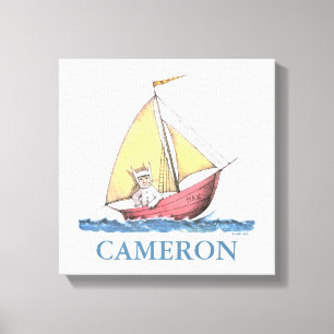 Impressão Em Tela Onde Vivem os Monstros   Max ao Mar