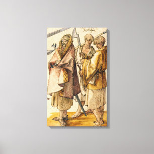 Impressão Em Tela One Gallòglach e Two Kerns - Albrecht Dürer