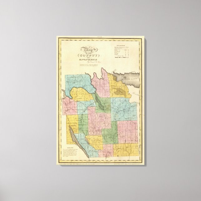 Impressão Em Tela Onondaga (Frente)