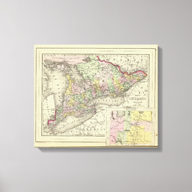 Impressão Em Tela Ontário (Frente)