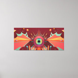 Impressão Em Tela OpArt do Dream Horizon Ken Gage Fantasy