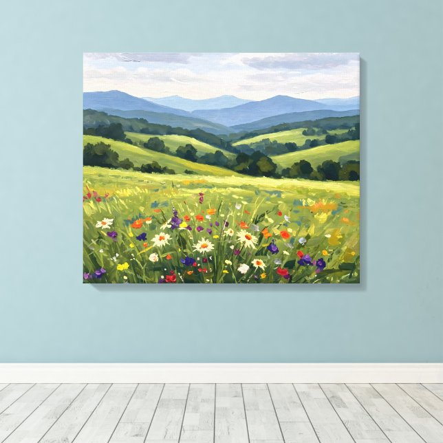Impressão Em Tela Open Range Prairies (Insitu(piso de madeira))