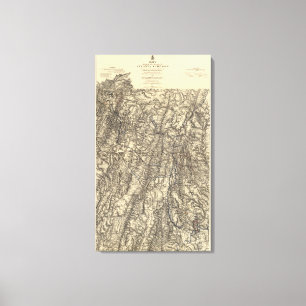 Impressão Em Tela Operações militares da campanha de Atlanta