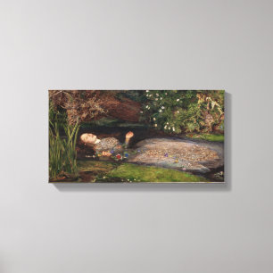 Impressão Em Tela Ophelia por John Everett Millais