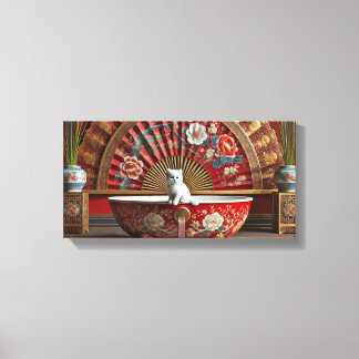 Impressão Em Tela Ophelia Toma Um Banho