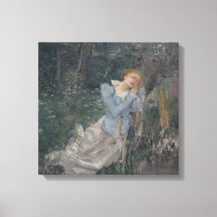 Impressão Em Tela Ophelia (Weeping Woman) (por Jules Bastien-Lepage)