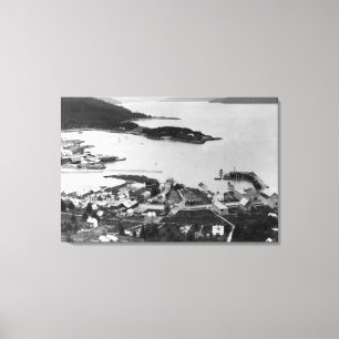 Impressão Em Tela Opinião da cidade de Wrangell, fotografia de