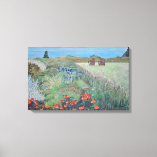 Impressão Em Tela Opinião da primeira fila a Califórnia litoral do