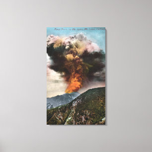 Impressão Em Tela Opinião do incêndio florestal nas montanhas