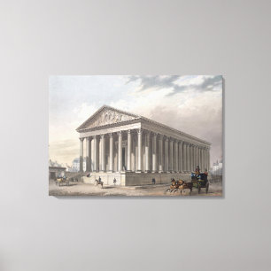 Impressão Em Tela Opinião exterior a Madeleine, Paris