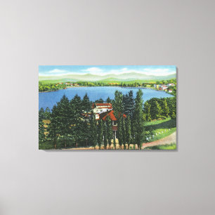 Impressão Em Tela Opinião o lago mirror e a pensão do lago mirror