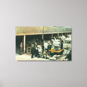 Impressão Em Tela Opinião os trabalhadores da jarda do navio que