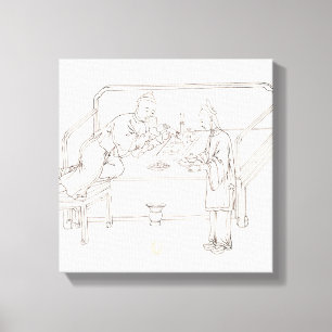 Impressão Em Tela Ópio Fumante