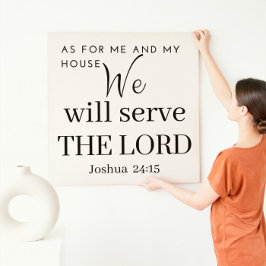 Impressão Em Tela Oração Cristã