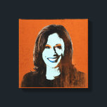 Impressão Em Tela Orange and Blue Kamala Harris Pop Art<br><div class="desc">Arte Pop política e presentes políticos no site PolitiClothes.com e PolitiCardz.com Encontrar os presentes políticos e eleitorais mais únicos, incluindo: T-shirts políticas, autocolantes políticos, botões políticos, Posters políticos, pernos políticos, cartões políticos, políticos, políticos, políticos, Posters políticos, sinais políticos e muito mais! Arte e artes políticas: http://www.PolitiClothes.com Cartões e presentes políticos:...</div>