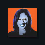 Impressão Em Tela Orange Kamala Harris Pop Art<br><div class="desc">Arte Pop política e presentes políticos no site PolitiClothes.com e PolitiCardz.com Encontrar os presentes políticos e eleitorais mais únicos, incluindo: T-shirts políticas, autocolantes políticos, botões políticos, Posters políticos, pernos políticos, cartões políticos, políticos, políticos, políticos, Posters políticos, sinais políticos e muito mais! Arte e artes políticas: http://www.PolitiClothes.com Cartões e presentes políticos:...</div>