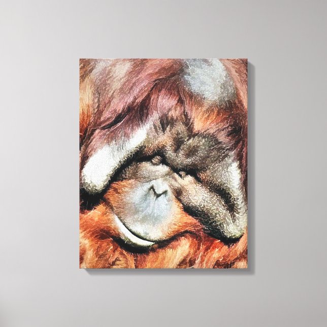 IMPRESSÃO EM TELA ORANGUTANOS (Frente)