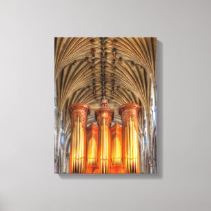 Impressão Em Tela Órgão da catedral de Norwich