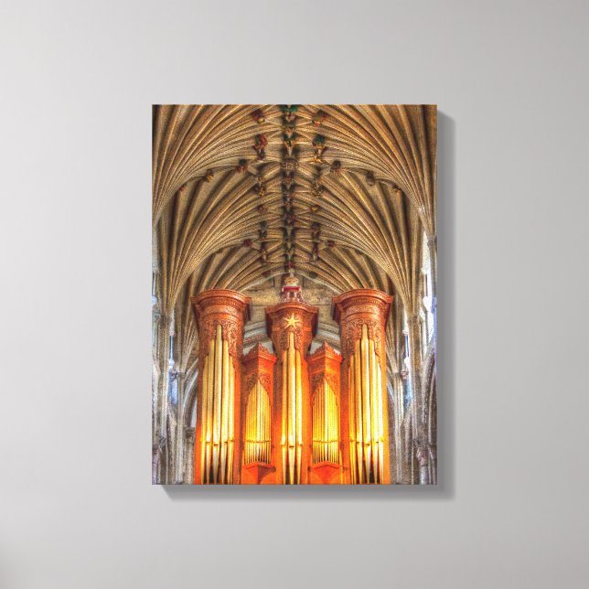 Impressão Em Tela órgão da Catedral de Norwich (Frente)
